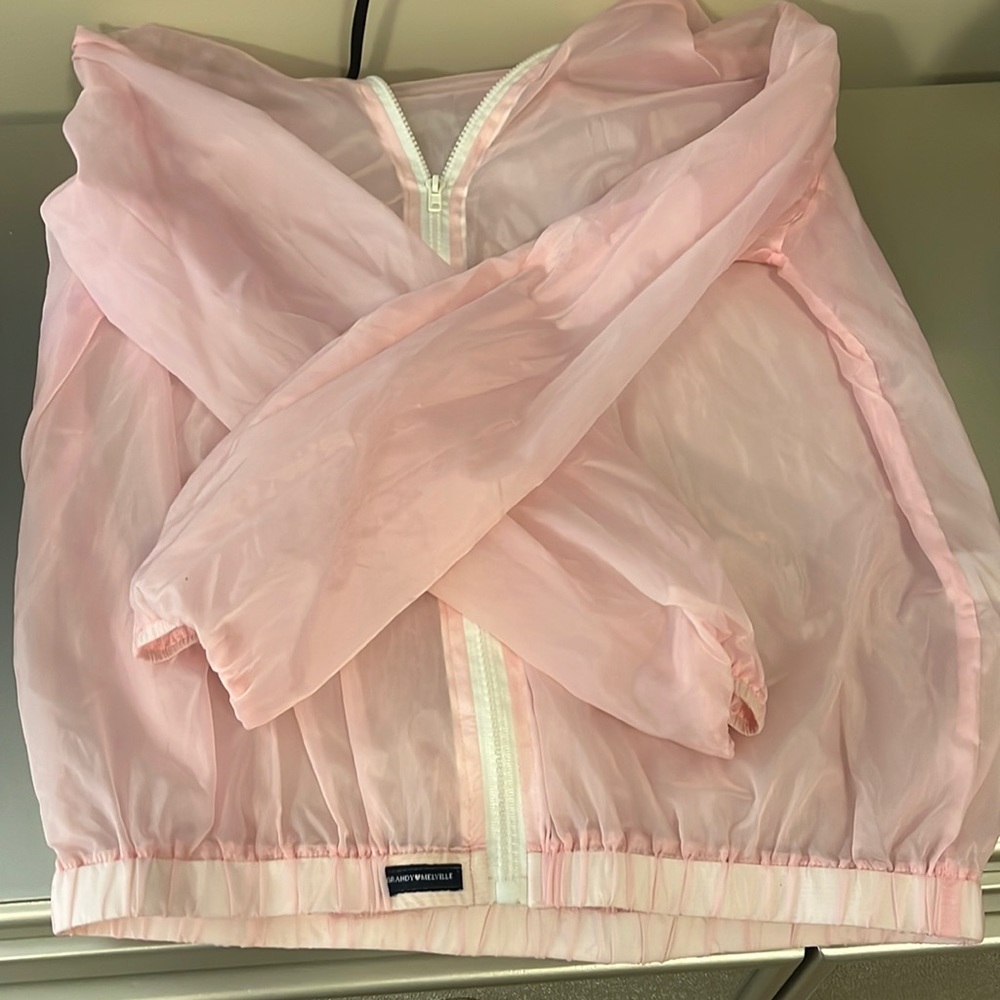 Brandy Melville Transparent Windbreaker